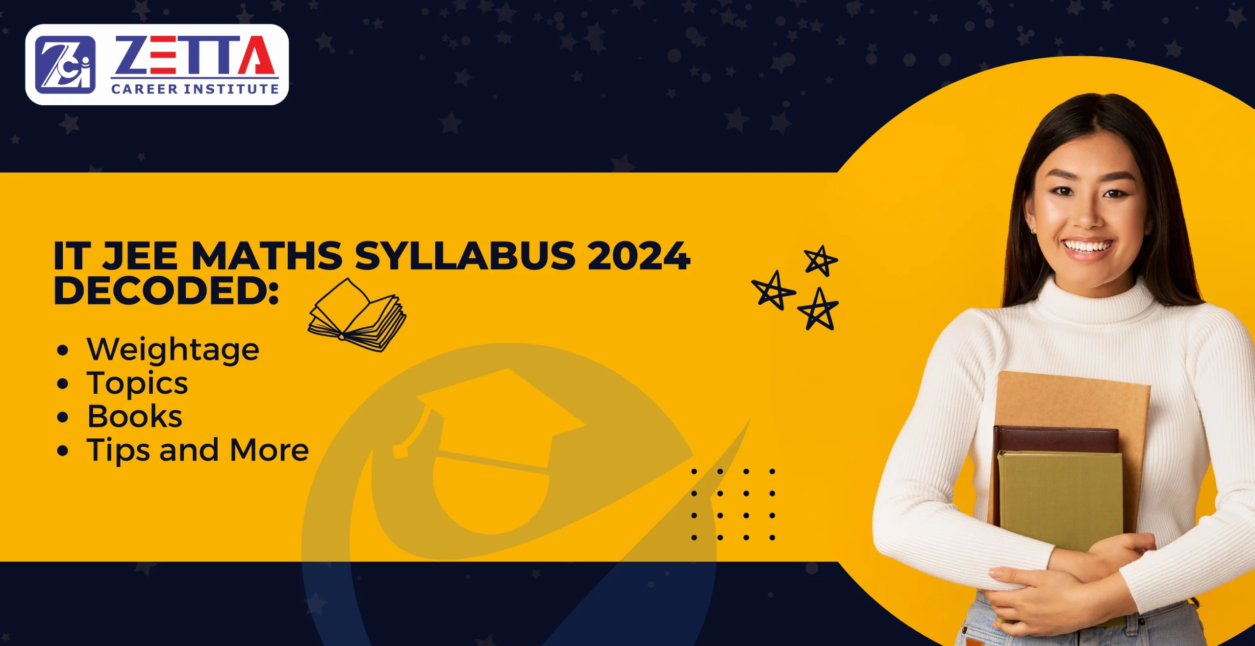 Image showcasing the decoded Maths syllabus for IIT JEE 2024, covering algebra, calculus, coordinate geometry, trigonometry, and more.